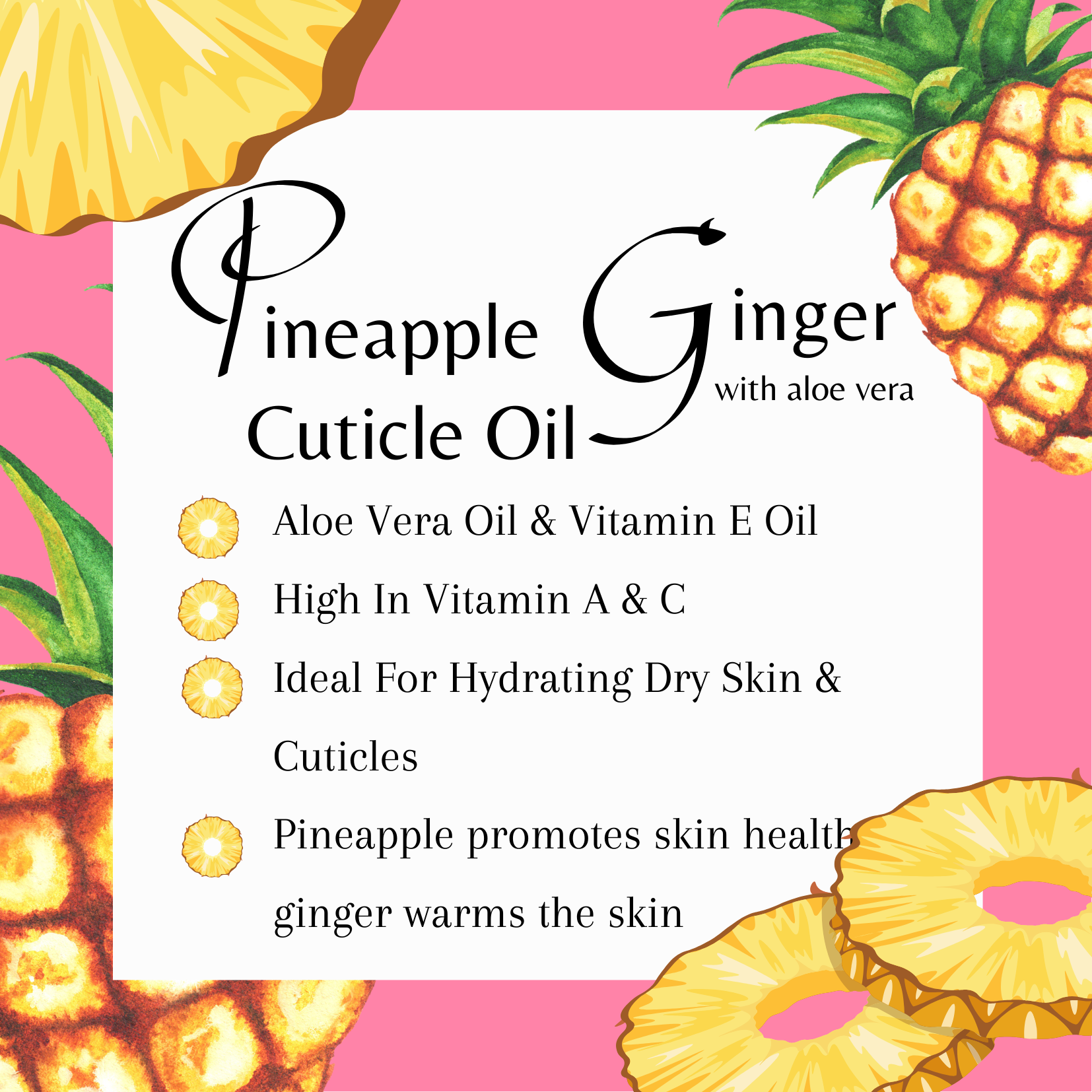 Pineapple Ginger Cuticle Oil