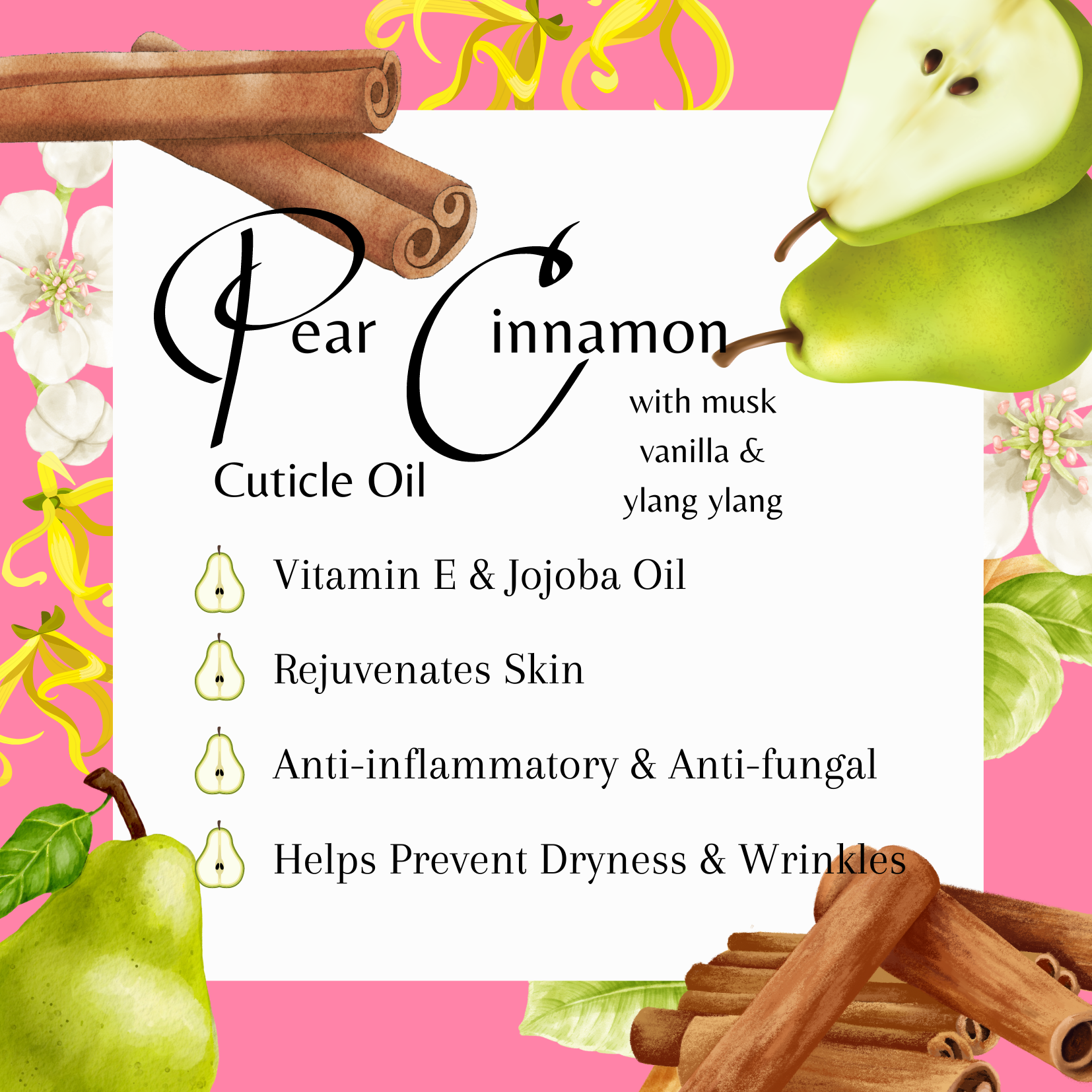 Pear Cinnamon Cuticle Oil